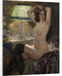 By the Green Lamp by Nikolai Petrovich Bogdanov-Belsky