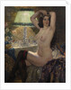 By the Green Lamp by Nikolai Petrovich Bogdanov-Belsky