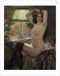 By the Green Lamp by Nikolai Petrovich Bogdanov-Belsky
