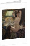 By the Green Lamp by Nikolai Petrovich Bogdanov-Belsky