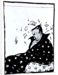 Composer Alexander Glazunov, 1915 by Viktor Nikolaevich Deni