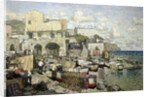 View of the Capri Island by Konstantin Ivanovich Gorbatov