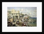 View of the Capri Island by Konstantin Ivanovich Gorbatov
