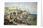 View of the Capri Island by Konstantin Ivanovich Gorbatov