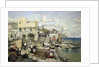 View of the Capri Island by Konstantin Ivanovich Gorbatov
