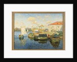 Town on the Volga River, 1913 by Konstantin Ivanovich Gorbatov