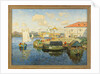 Town on the Volga River, 1913 by Konstantin Ivanovich Gorbatov