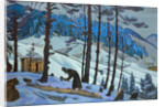 Saint Sergius the Builder, 1925 by Nicholas Roerich