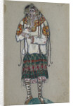 The Girl. Costume design for the ballet The Rite of Spring (Le Sacre du Printemps) by I. Stravinsky, 1912 by Nicholas Roerich