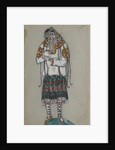 The Girl. Costume design for the ballet The Rite of Spring (Le Sacre du Printemps) by I. Stravinsky, 1912 by Nicholas Roerich