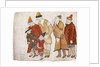 Peoples. Costume design for the opera Prince Igor by A. Borodin by Nicholas Roerich