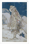 Costume design for the theatre play Snow Maiden by A. Ostrovsky, 1912 by Nicholas Roerich