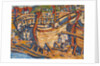Building the Ships. Study, 1903 by Nicholas Roerich
