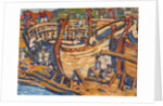Building the Ships. Study, 1903 by Nicholas Roerich