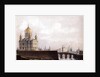 The Cathedral of Christ the Saviour with View of the Moscow Kremlin, 1836-1837 by Alexander Andreyevich Thon