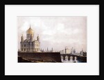 The Cathedral of Christ the Saviour with View of the Moscow Kremlin, 1836-1837 by Alexander Andreyevich Thon