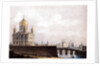 The Cathedral of Christ the Saviour with View of the Moscow Kremlin, 1836-1837 by Alexander Andreyevich Thon