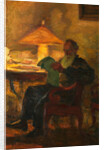 Leo Tolstoy with a newspaper, 1901 by Leonid Osipovich Pasternak