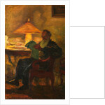 Leo Tolstoy with a newspaper, 1901 by Leonid Osipovich Pasternak