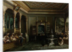 Coffee House in Tophane, Second Half of the 19th cen by Megerdich Jivanian