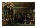 Coffee House in Tophane, Second Half of the 19th cen by Megerdich Jivanian