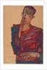 Self-Portrait with Eyelid Pulled Down, 1910 by Egon Schiele