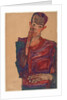 Self-Portrait with Eyelid Pulled Down, 1910 by Egon Schiele