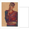 Self-Portrait with Eyelid Pulled Down, 1910 by Egon Schiele