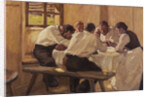 Lunch (The Soup, Version II), 1910 by Albin Egger-Lienz