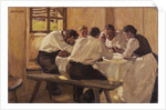 Lunch (The Soup, Version II), 1910 by Albin Egger-Lienz