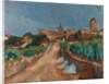 Street towards Dürnstein, 1913 by Anton Faistauer