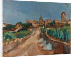 Street towards Dürnstein, 1913 by Anton Faistauer