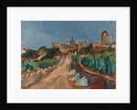 Street towards Dürnstein, 1913 by Anton Faistauer