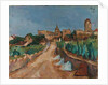 Street towards Dürnstein, 1913 by Anton Faistauer