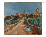 Street towards Dürnstein, 1913 by Anton Faistauer
