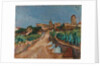 Street towards Dürnstein, 1913 by Anton Faistauer