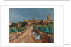 Street towards Dürnstein, 1913 by Anton Faistauer