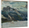 Lake Traun with Mountain Sleeping Greek, 1907 by Richard Gerstl