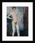 Nude Self-Portrait with Palette, 1908 by Richard Gerstl