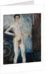 Nude Self-Portrait with Palette, 1908 by Richard Gerstl