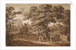 Oedipus and Antigone Leave Thebes, 1797 by Joseph Anton Koch