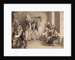 Franz Schubert. Party game of the Schubertians in Atzenbrugg, 1821 by Leopold Kupelwieser