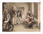 Franz Schubert. Party game of the Schubertians in Atzenbrugg, 1821 by Leopold Kupelwieser