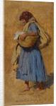 A Farmer?s Wife Blowing her Nose, ca 1871-1874 by August Ritter von Pettenkofen