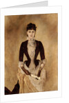 Portrait of Isabella Reisser, 1885 by Anton Romako