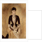Portrait of Isabella Reisser, 1885 by Anton Romako