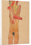 Nude Girl with Folded Arms, 1910 by Egon Schiele