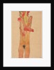 Nude Girl with Folded Arms, 1910 by Egon Schiele