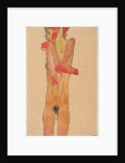 Nude Girl with Folded Arms, 1910 by Egon Schiele