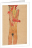 Nude Girl with Folded Arms, 1910 by Egon Schiele